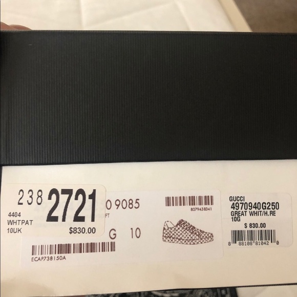 Gucci Sneakers size 10 European size 11 US - Picture 2 of 2